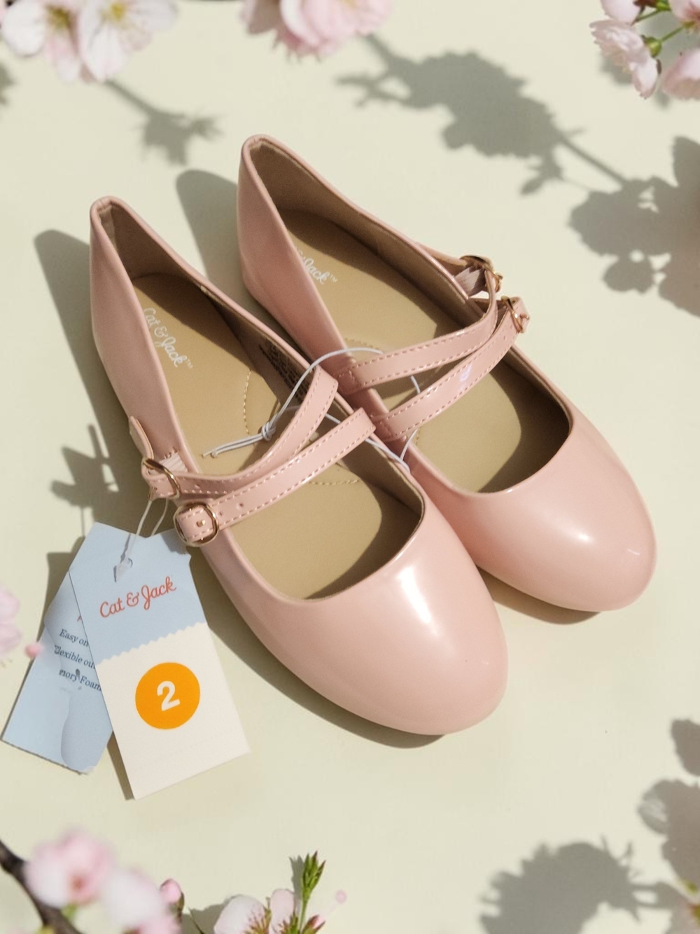 Cat & Jack Pink Mary Jane Kids Shoes